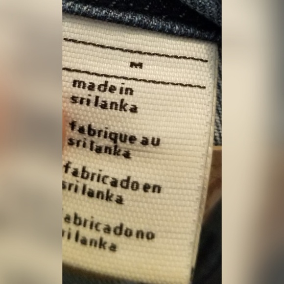 Levi's Blue Denim Ombre Vest Button Up Cropped - Picture 5 of 5